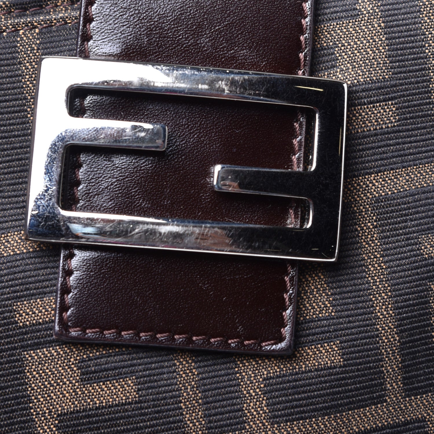 Fendi Zucca Shoulder Bag Tobacco 9 of 9