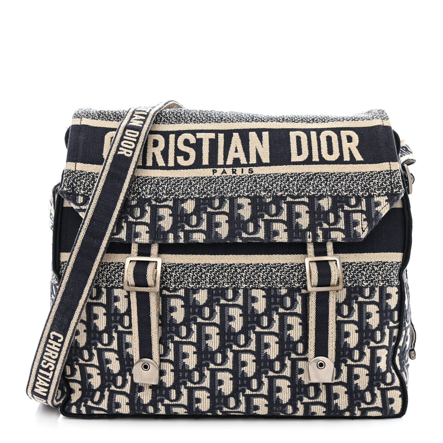 Diorcamp バッグ ミディアム Christian Dior Oblique Medium Diorcamp Messenger Blue 1472117