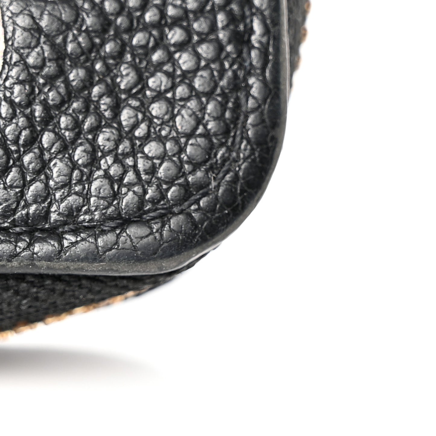Empreinte Monogram Giant Zippy Coin Purse Black Beige