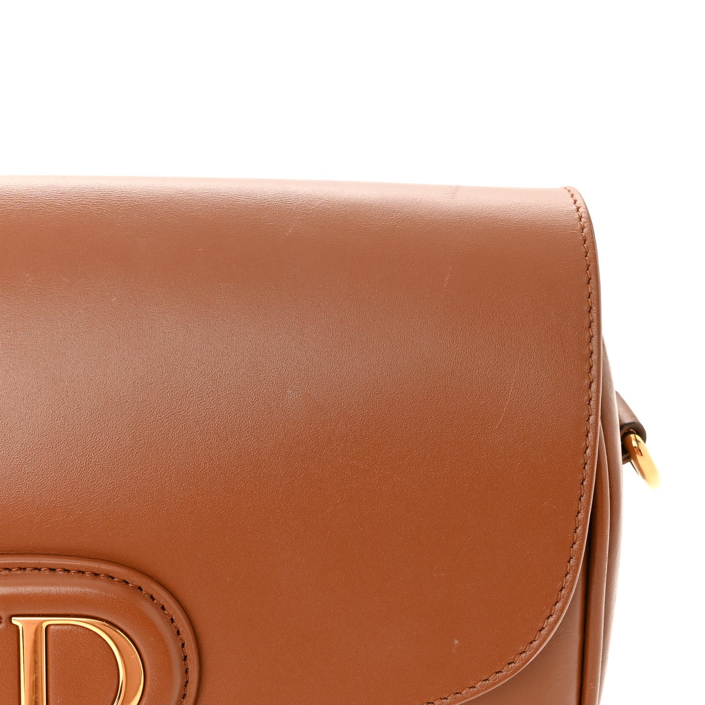 Box Calfskin Medium Bobby Flap Camel