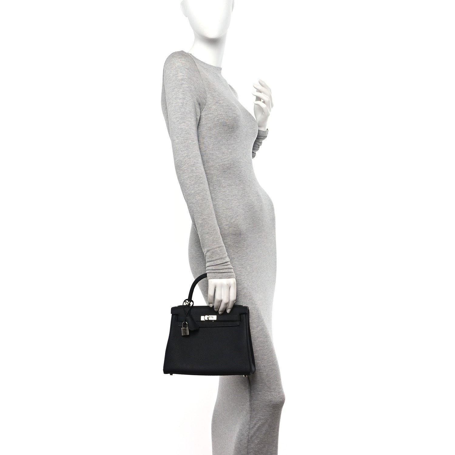 Hermes Togo Kelly Retourne 25 Black 2 of 11