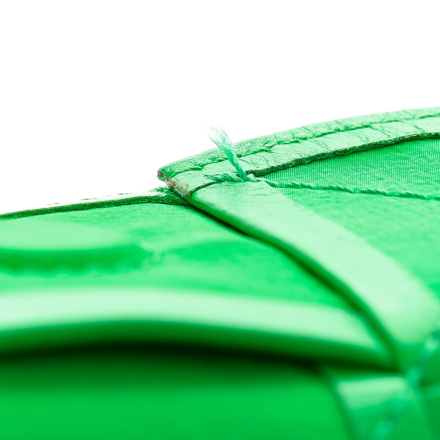 Paper Calfskin Intreccio Cassette Belt Bag Parakeet