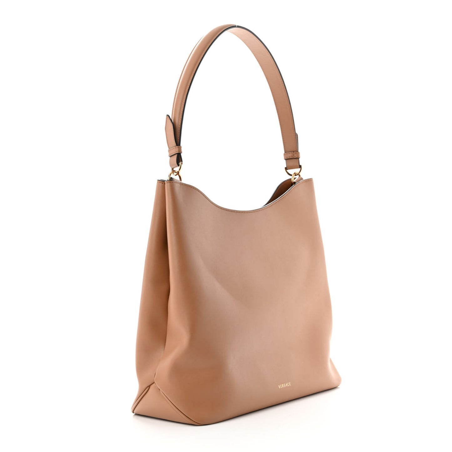 Calfskin Vitello Virtus Hobo Caramel