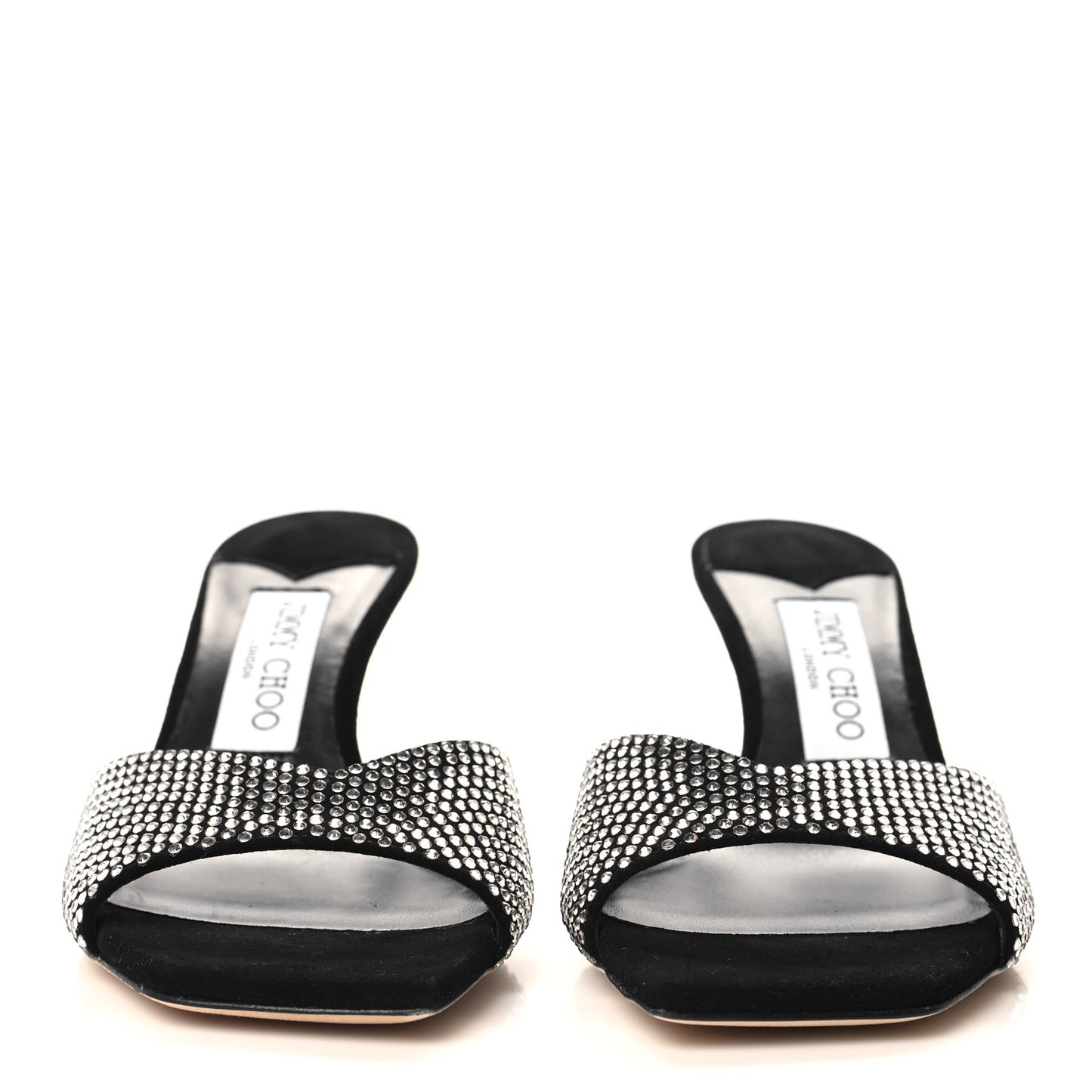 Crystal Skye 70 Mules 36 Black