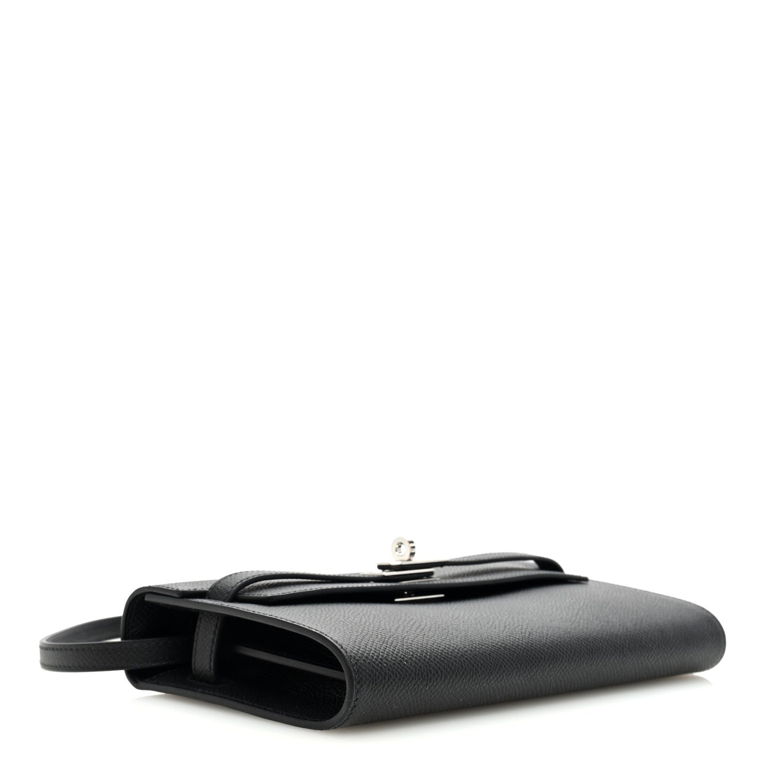 Hermes Epsom Kelly Wallet To Go Black 4 of 11