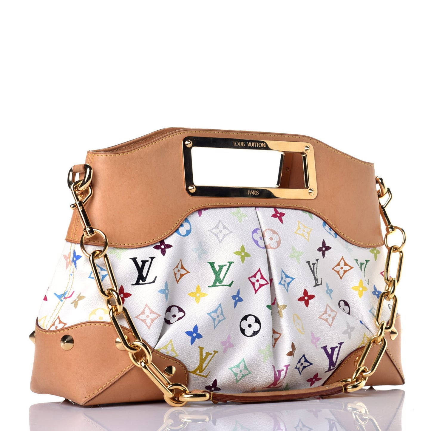 Monogram Multicolor Judy MM White
