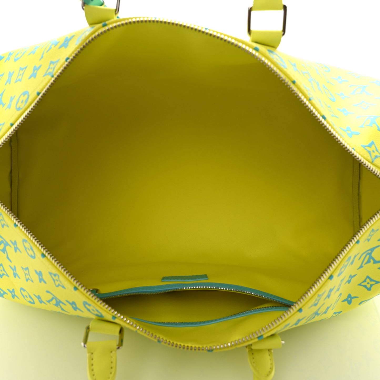 Monogram Playground Keepall Bandouliere 50 Lime