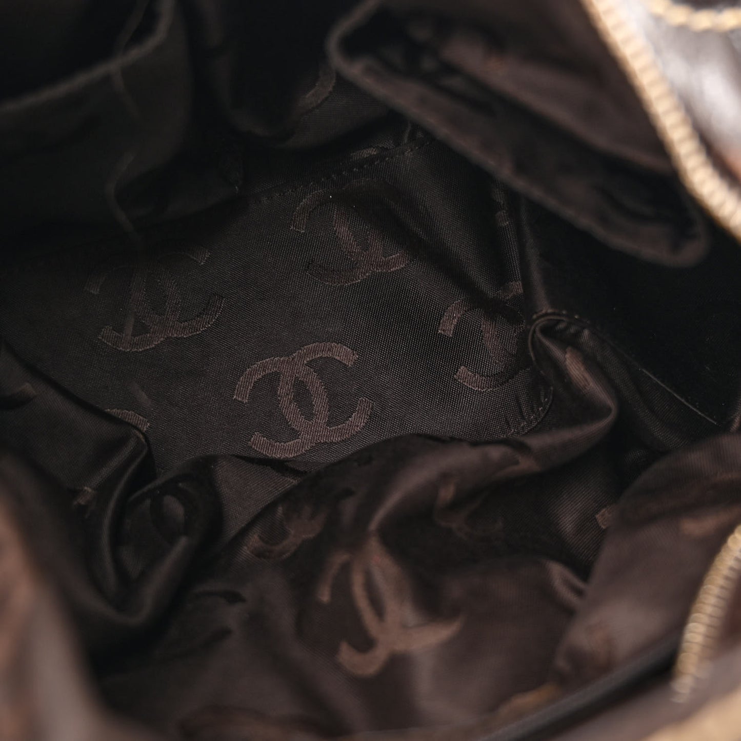 Caviar CC Stitched Medium Hobo Brown