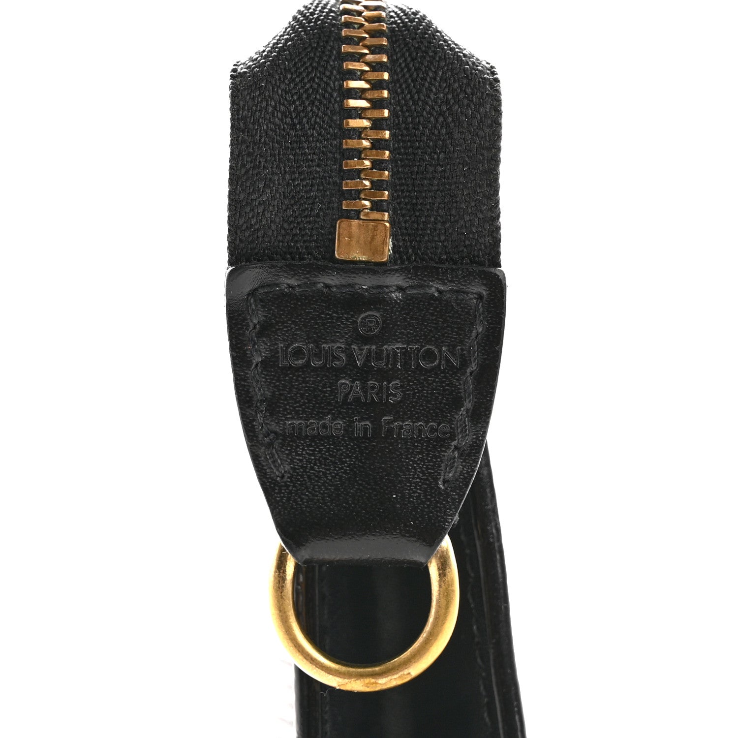 Louis Vuitton Epi Pochette Accessories 24 Black 5 of 10