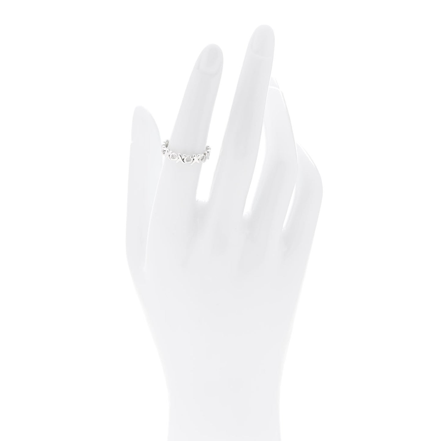 Sterling Silver Paloma Picasso Narrow Love & Kisses Ring 52 6