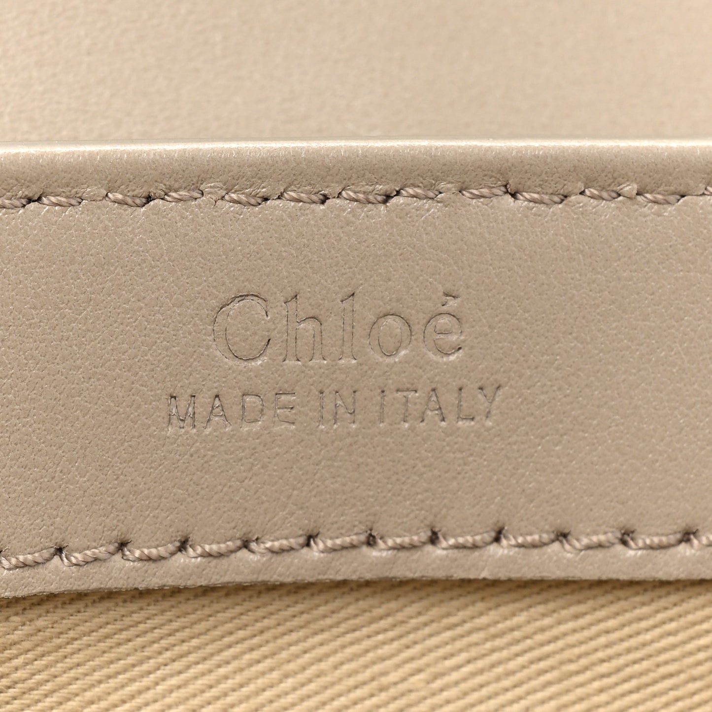Calfskin Small C Double Carry Motty Grey