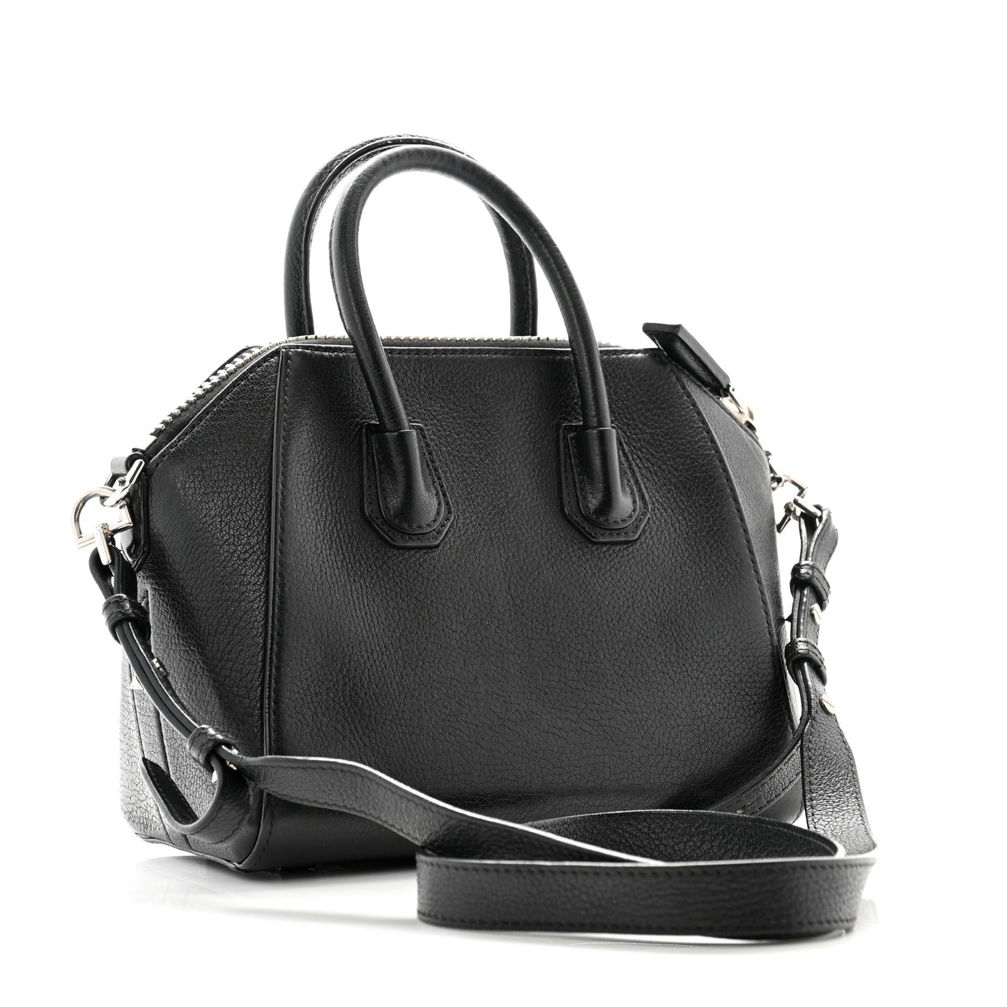 Sugar Goatskin Mini Antigona Black