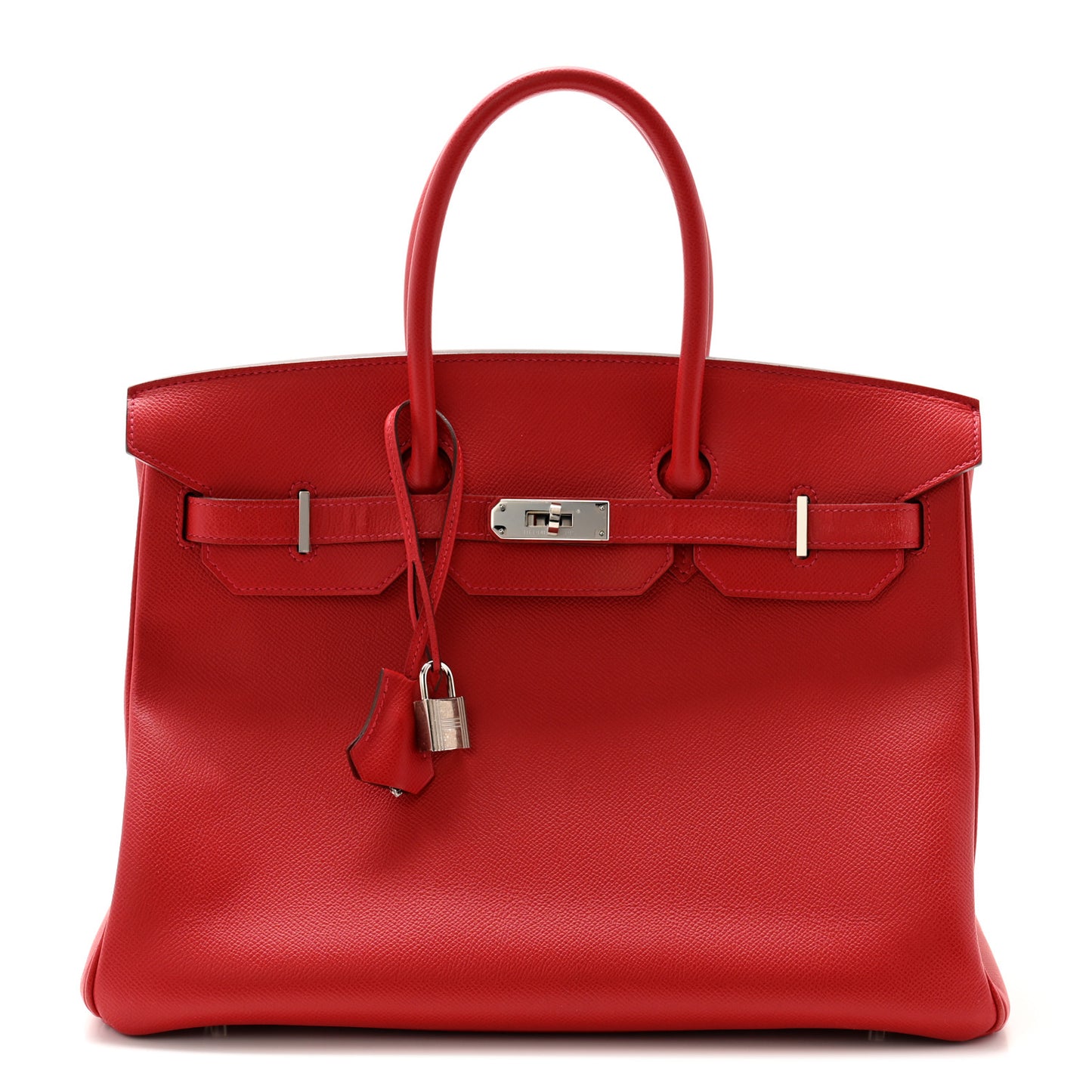 Epsom Birkin 35 Rouge Casaque