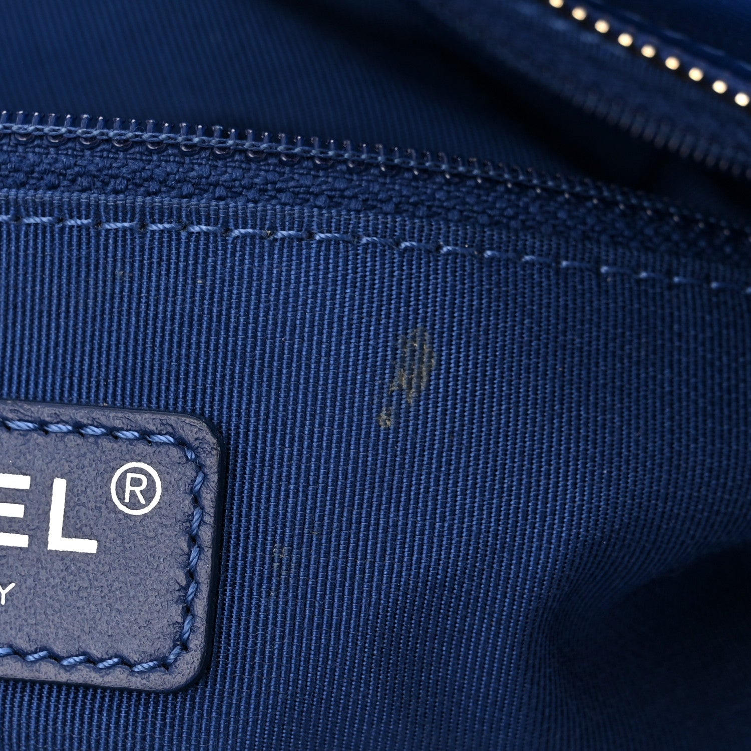 Chanel Aged Smooth Calfskin Quilted Medium Gabrielle Logo Hobo Blue 11 of 12