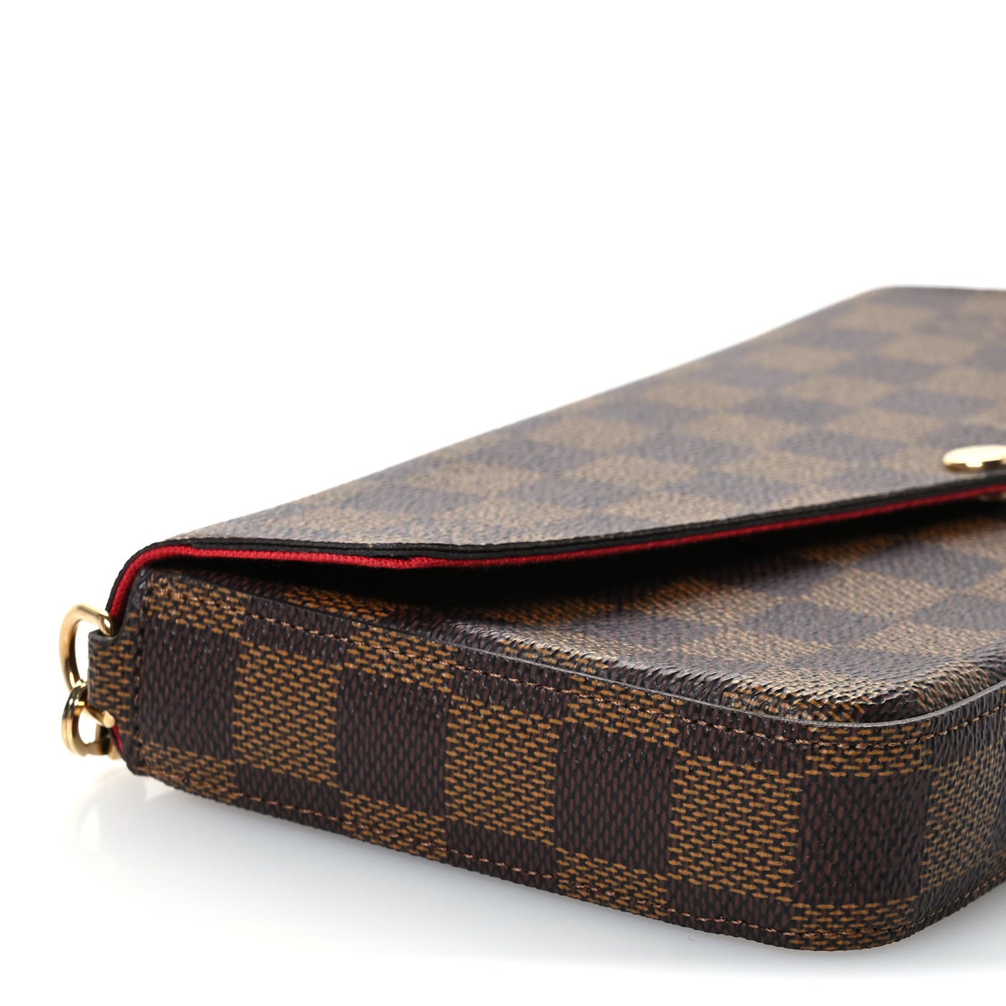 Damier Ebene Pochette Felicie Chain Wallet