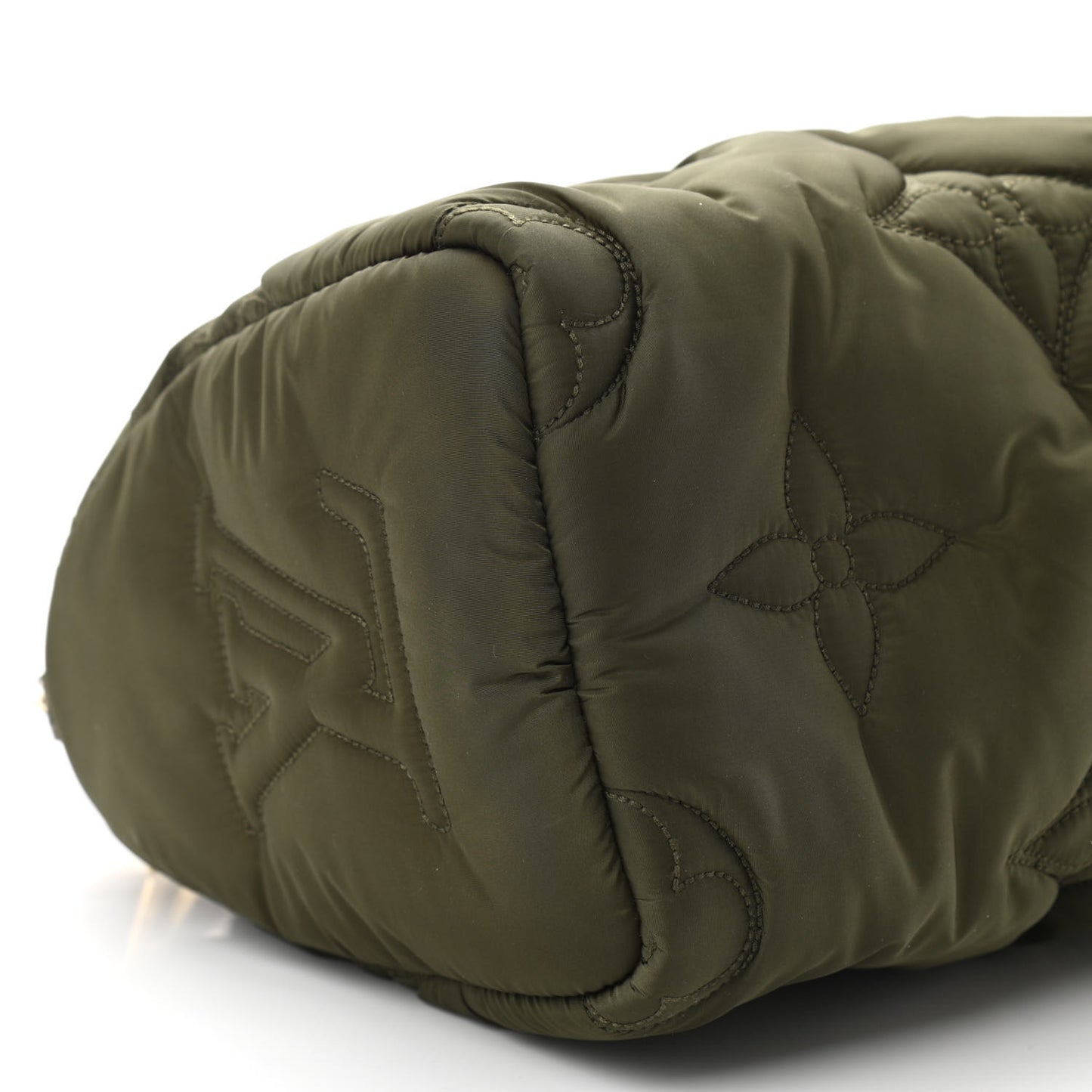 Econyl Mini Monogram Pillow Speedy Bandouliere 25 Khaki