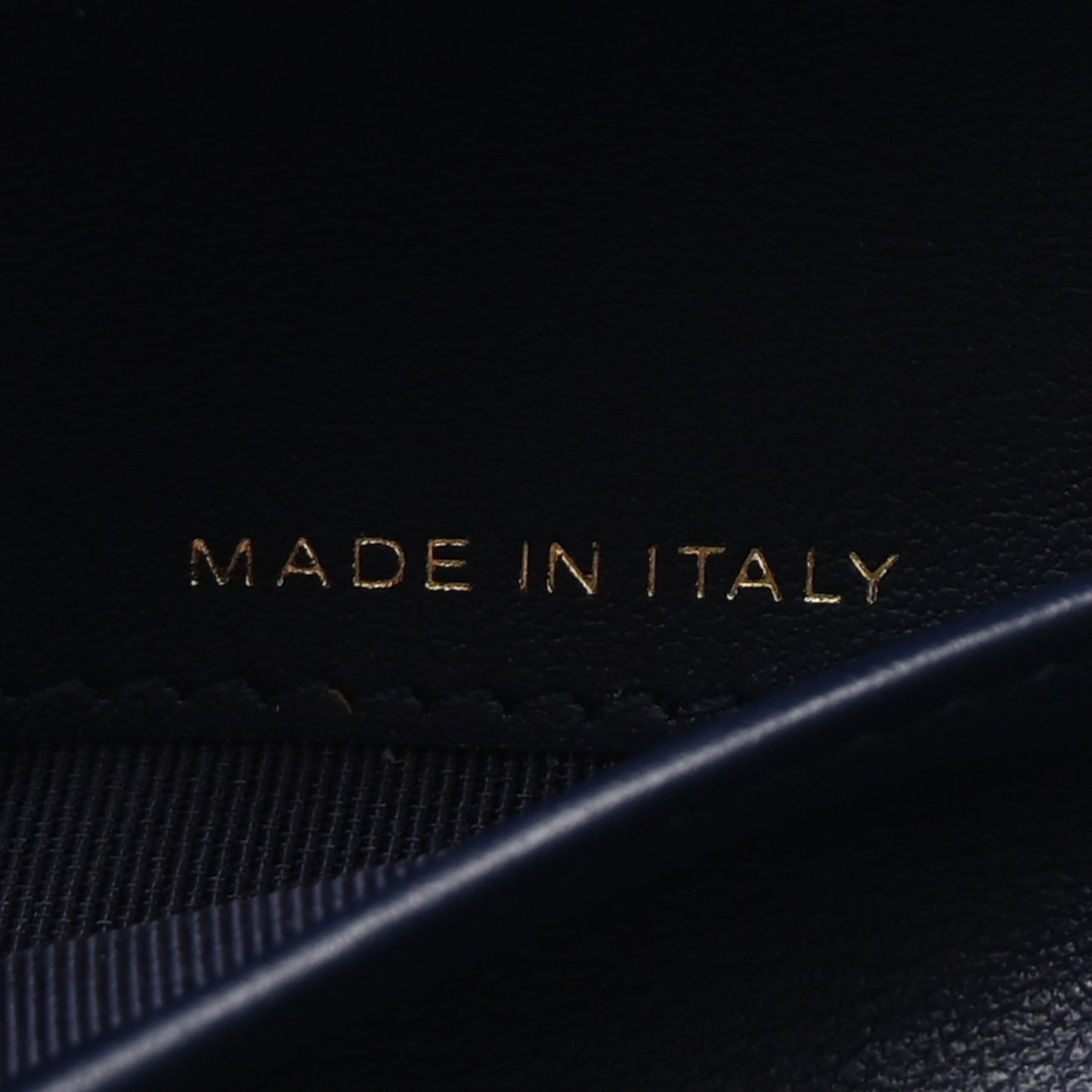 Caviar Quilted Compact Flap Wallet Navy