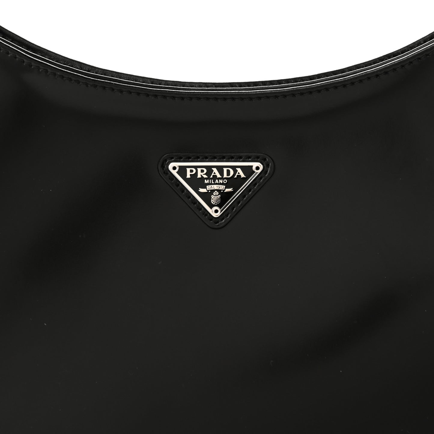Spazzolato Cleo Shoulder Bag Black