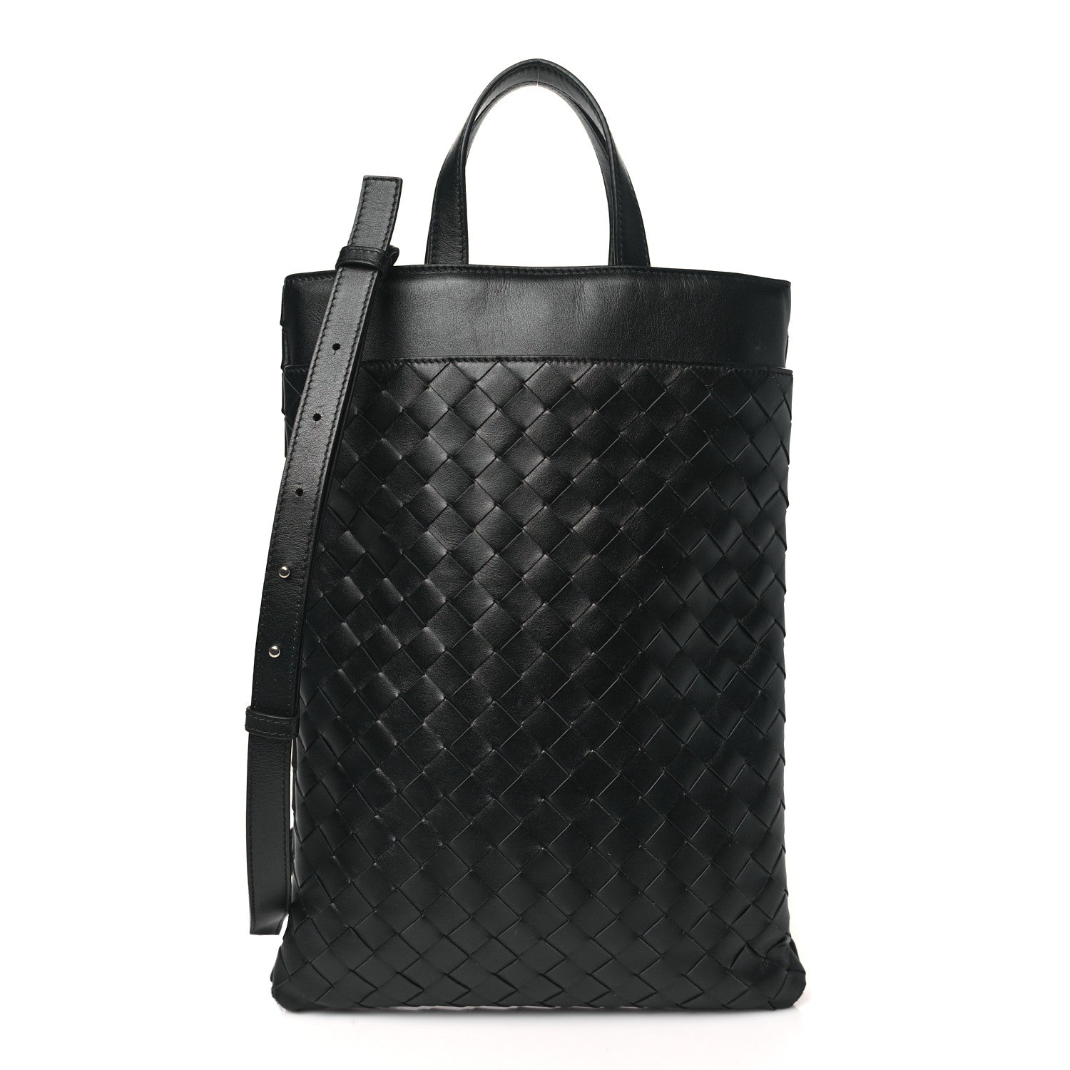 Bottega Veneta Lambskin Intrecciato Laptop Case Black 1596003 Bottega Veneta Lambskin Intrecciato Laptop Case Black 1596003