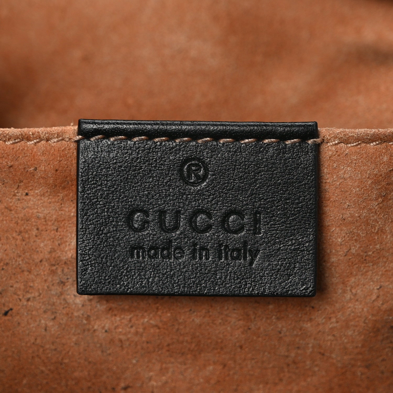 Gucci Calfskin Matelasse Small GG Marmont Chain Shoulder Bag Black 5 of 11