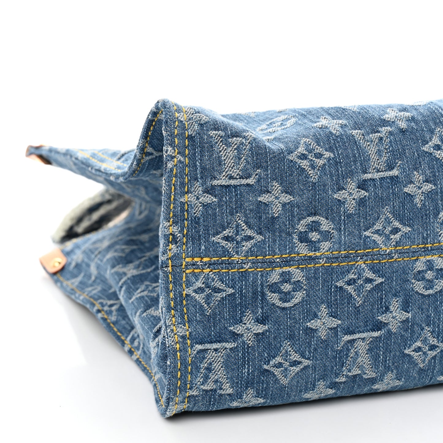 Monogram Denim Onthego MM Blue