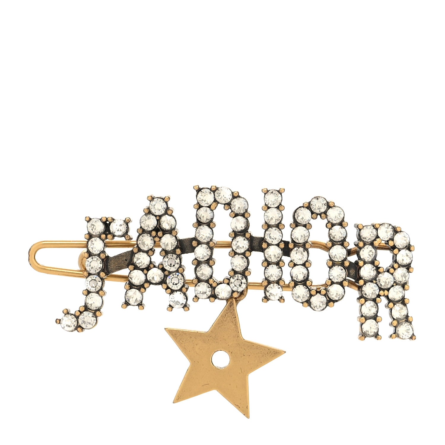 Christian Dior Crystal J'Adior Star Barrette 1203608 – FASHIONPHILE