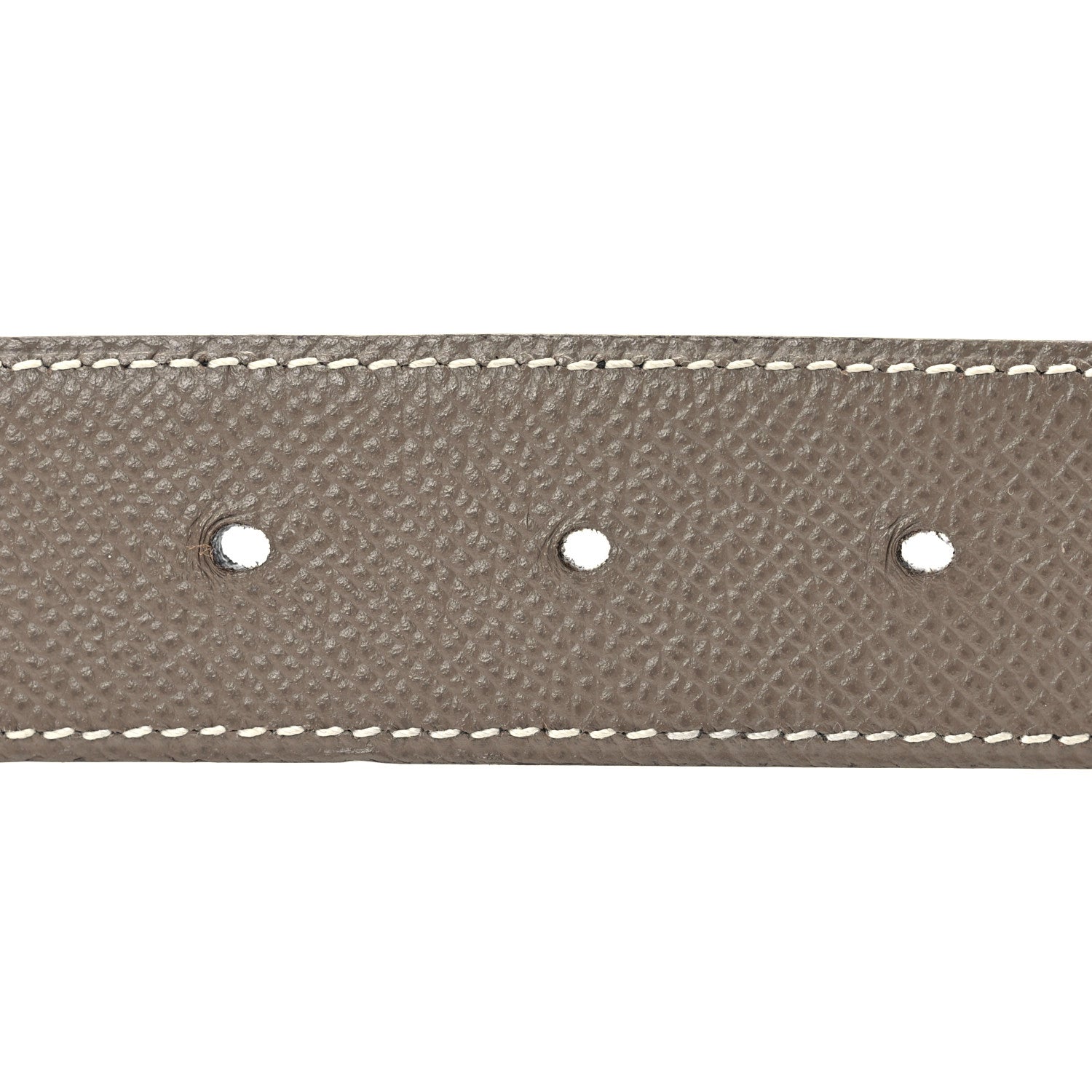 Hermes Swift Epsom 32mm H Belt 85 34 Black Etoupe 5 of 7