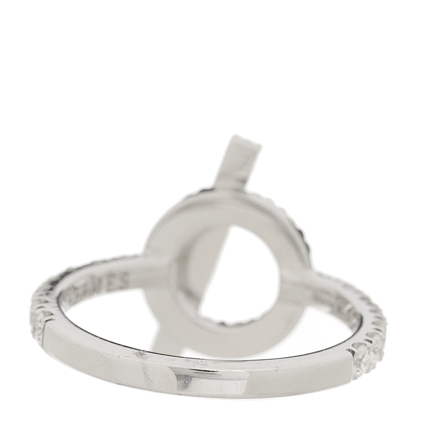 18K White Gold Diamond Finesse Ring 52 6