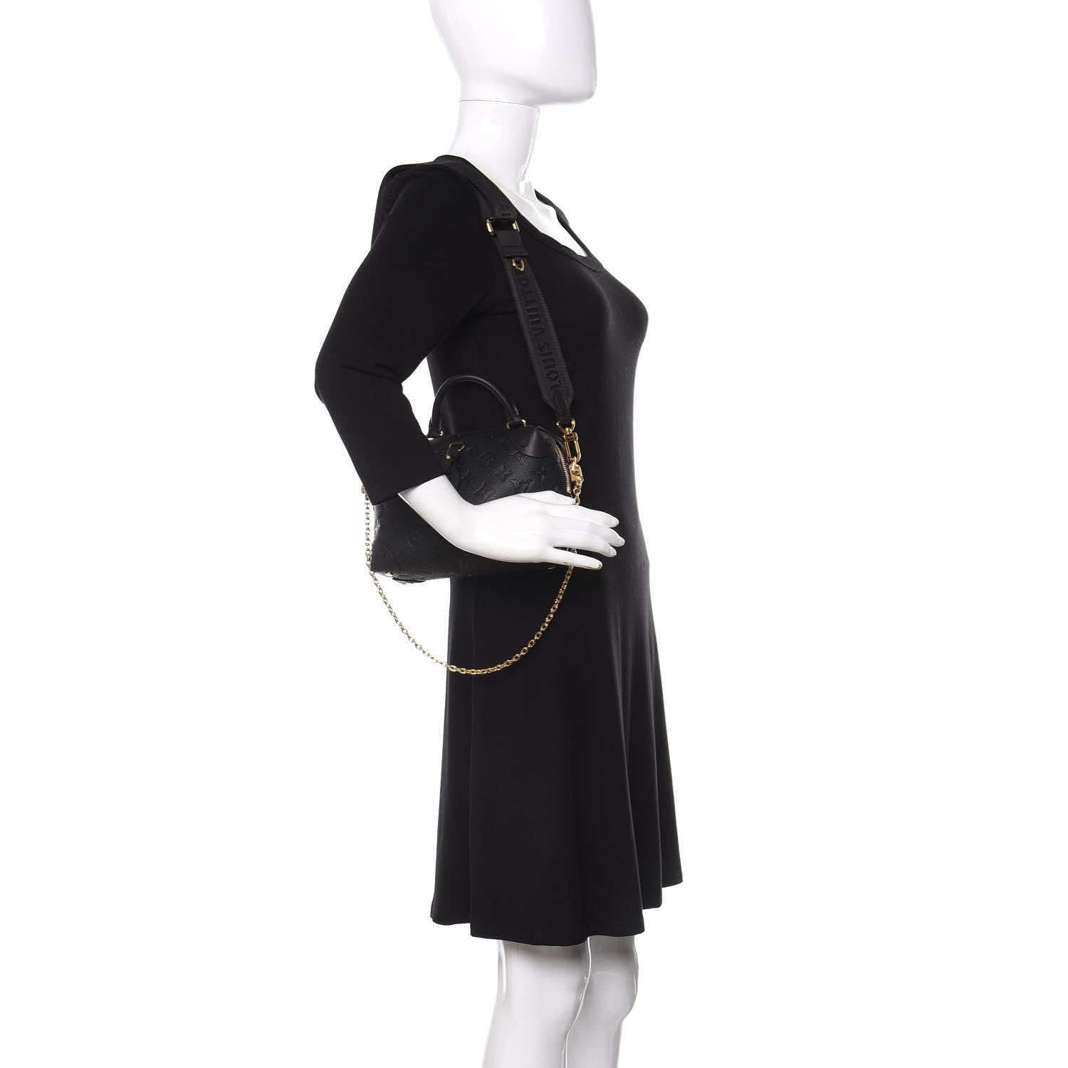 Louis Vuitton Empreinte Petite Malle Souple Black 2 of 10