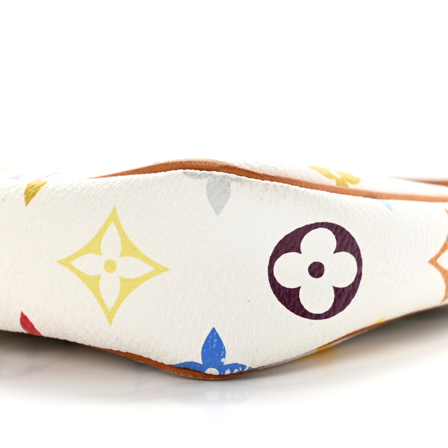 Monogram Multicolor Pochette Accessories White