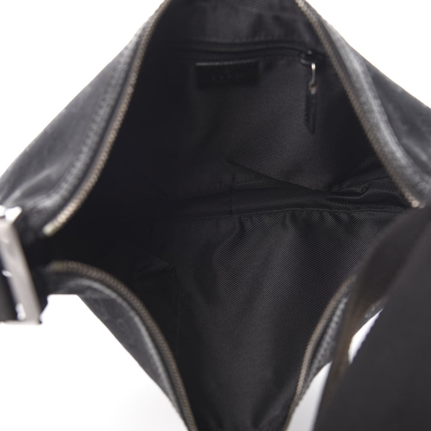 Monogram Medium Half Moon Hobo Black
