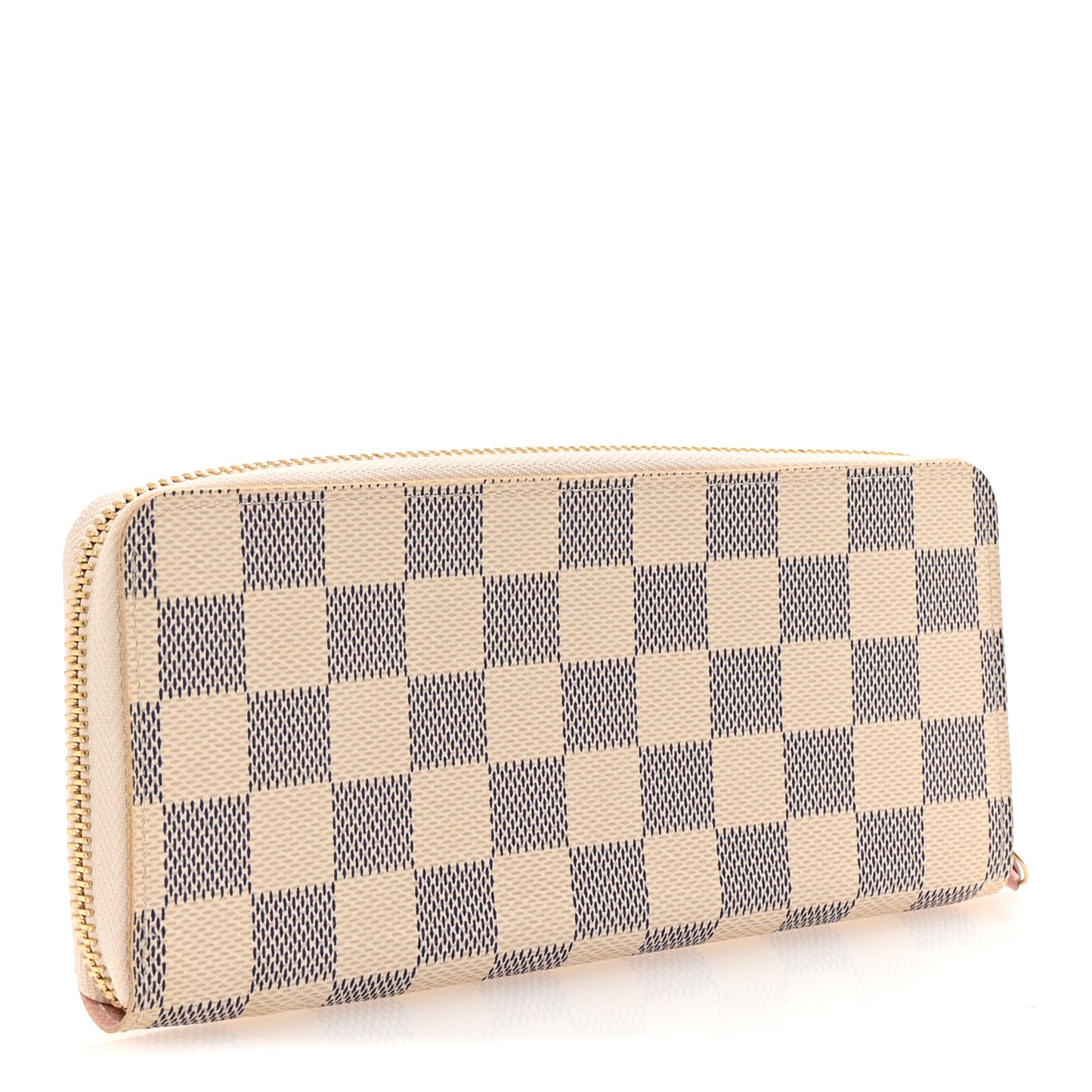 Damier Azur Clemence Wallet Rose Ballerine