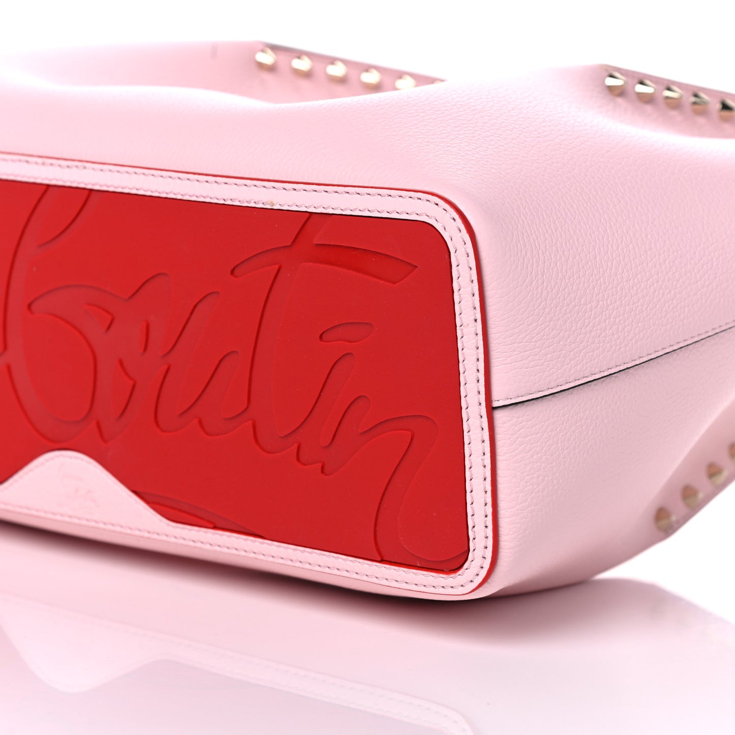 Calfskin Spiked Small Cabarock Shopper Tote Poupee