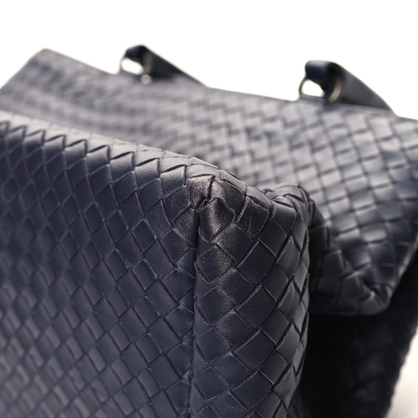 Nappa Intrecciato Milano Tote Grape