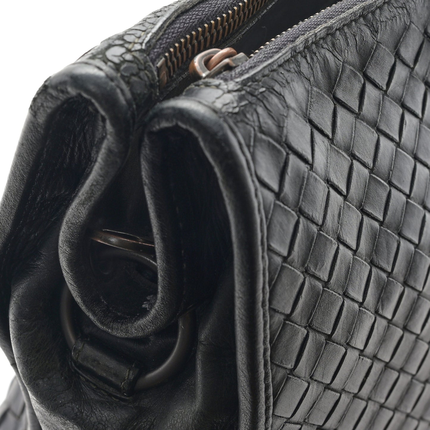 Nappa Intrecciato Tote Black