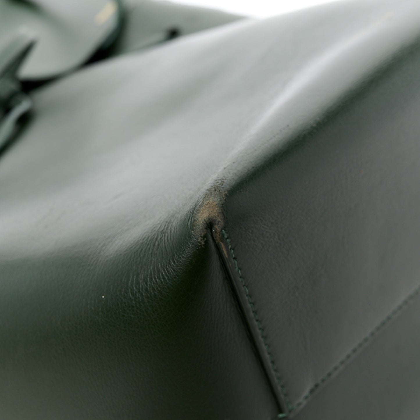 Calfskin Bucket Bag Olive