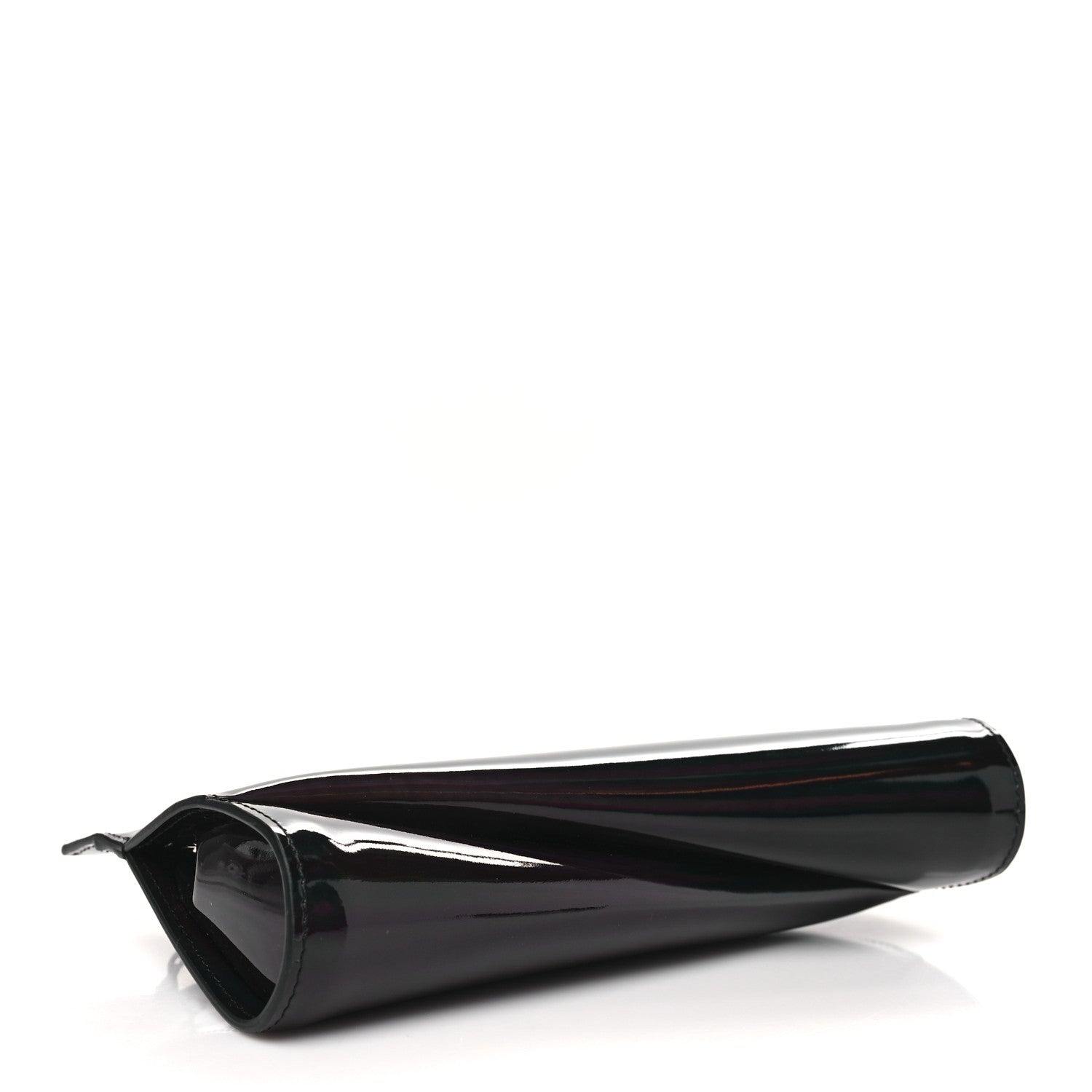 Christian Louboutin Patent Psychic Loubitwist Clutch Black 4 of 10
