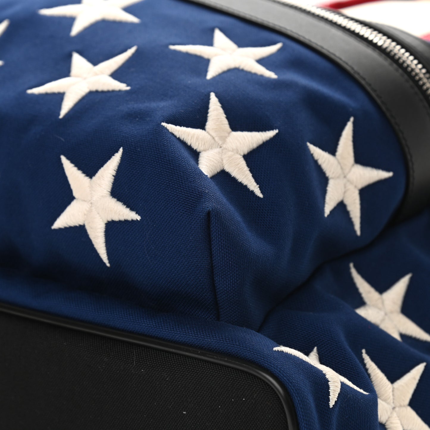 Canvas American Flag Backpack Red White Blue