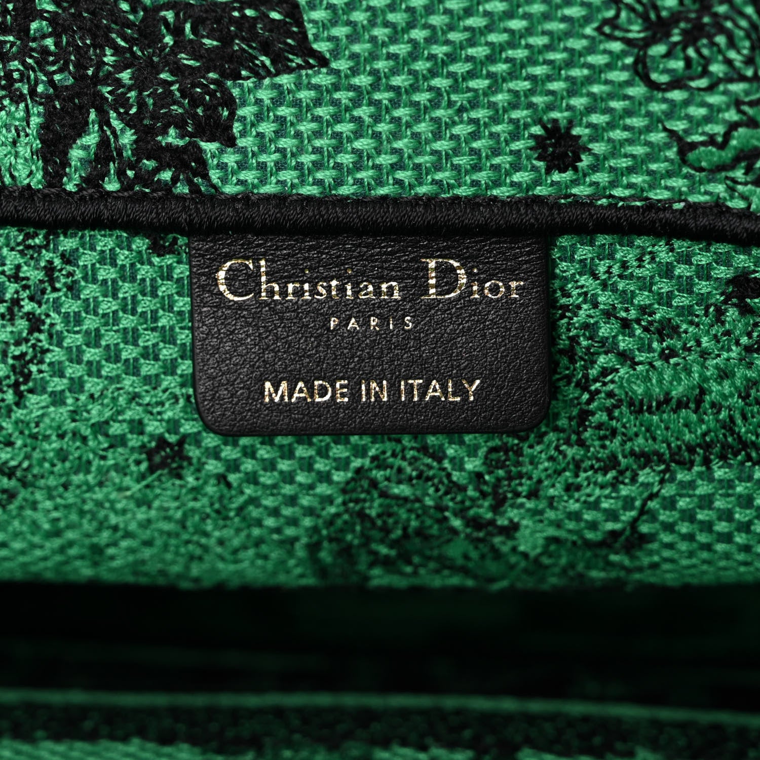 Christian Dior Canvas Embroidered Medium Zodiac Toile De Jouy Book Tote Green 6 of 10
