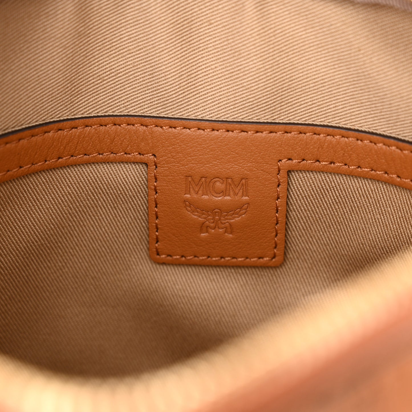 Visetos Klassik Crossbody Bag Cognac
