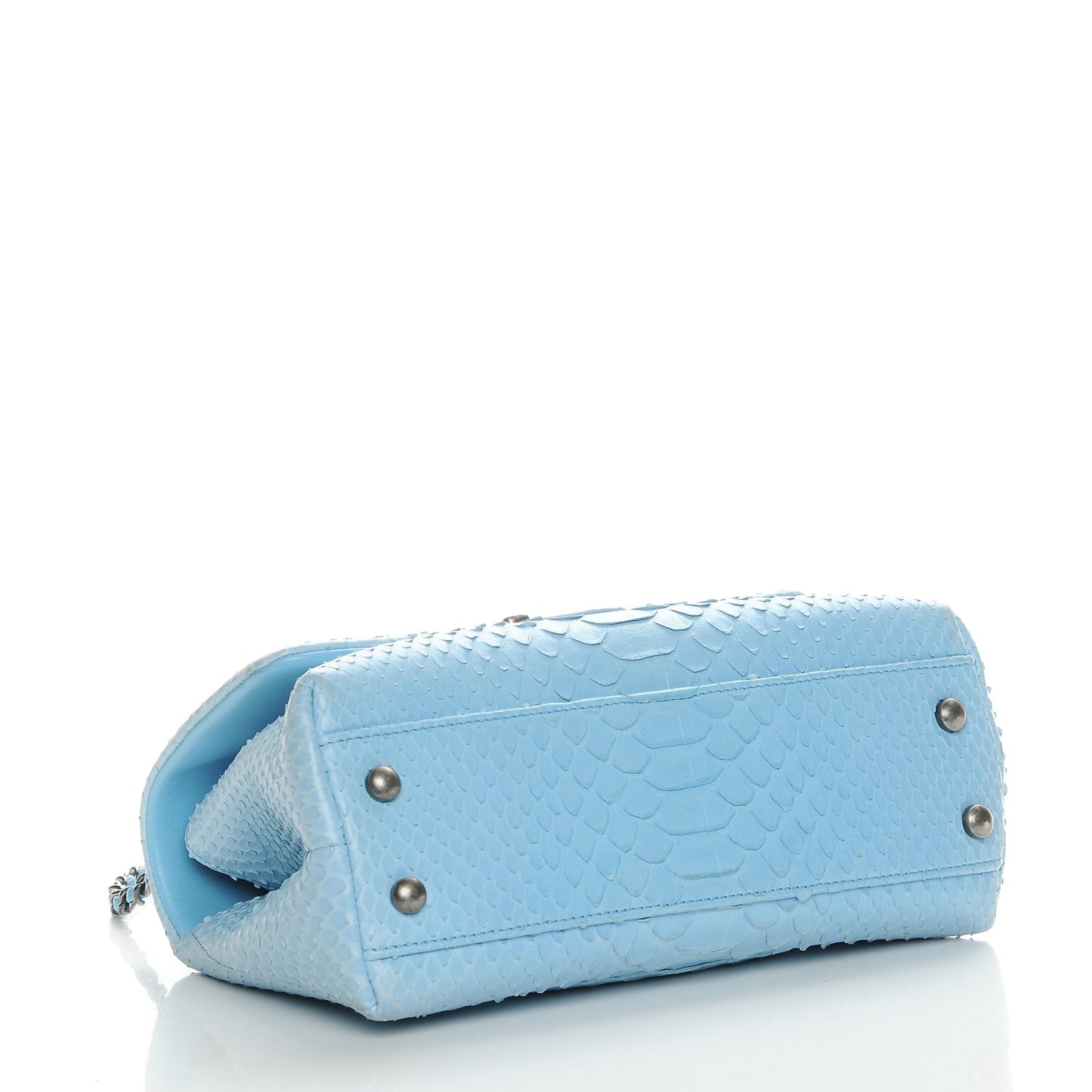 Python Coco Handle Flap Light Blue