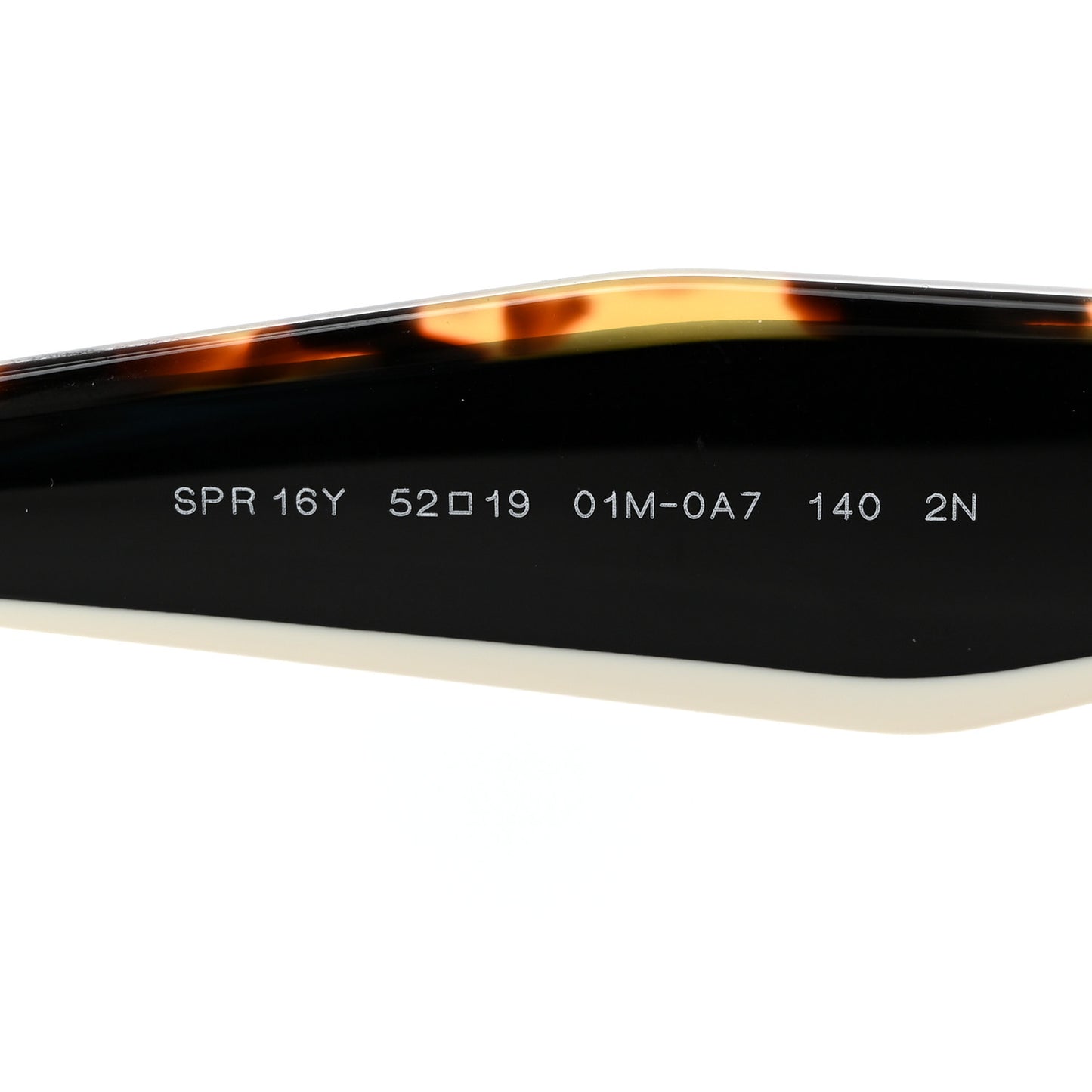 Acetate Square Sunglasses SPR 16Y Black Havana