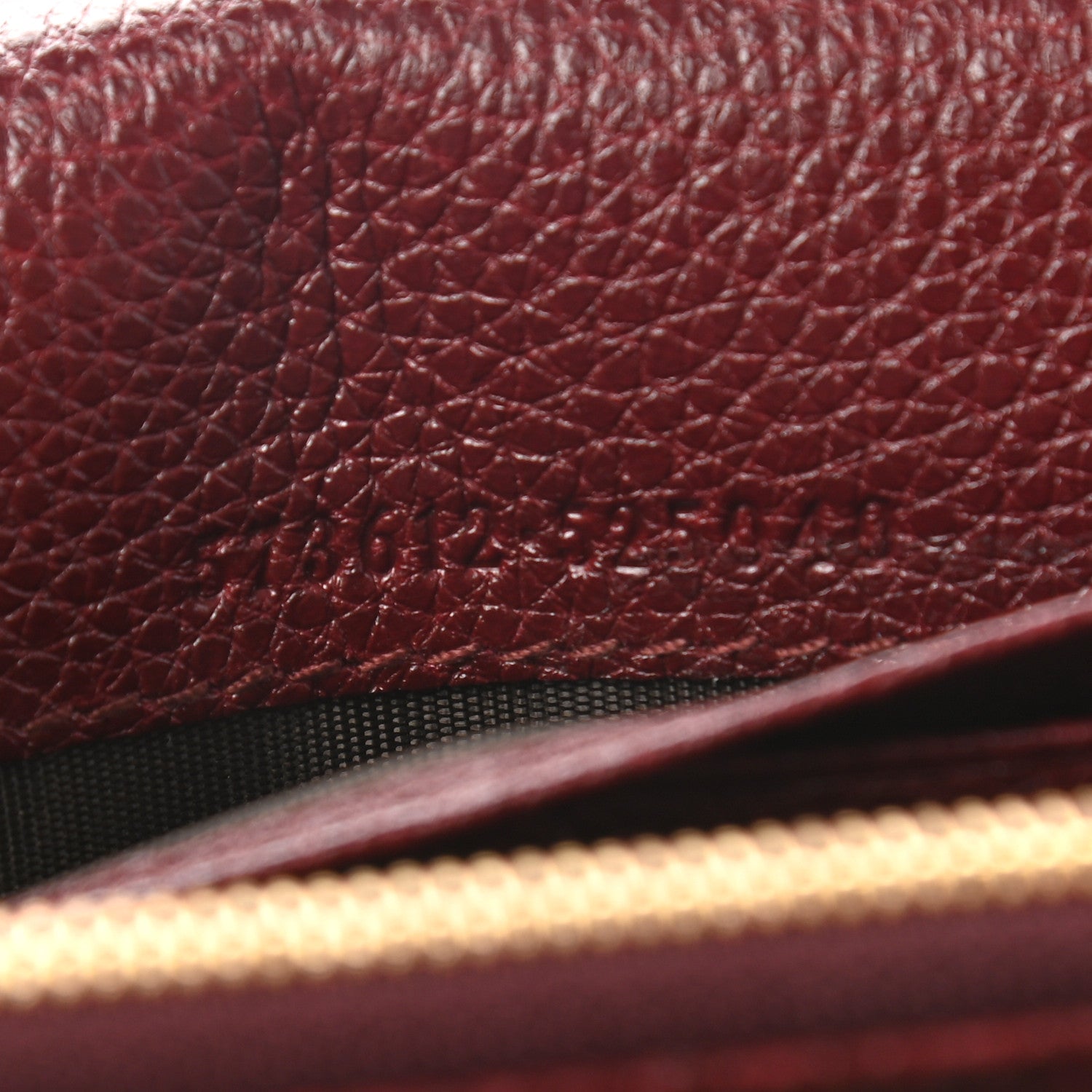 Gucci Grainy Calfskin Zumi Continental Wallet Vintage Bordeaux 7 of 8