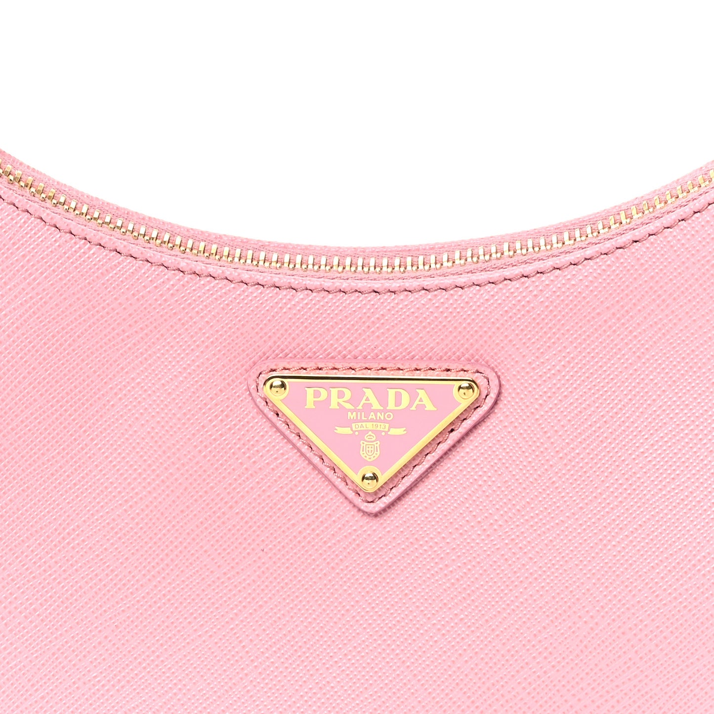 Saffiano Lux Mini Re-Edition Shoulder Bag Petalo