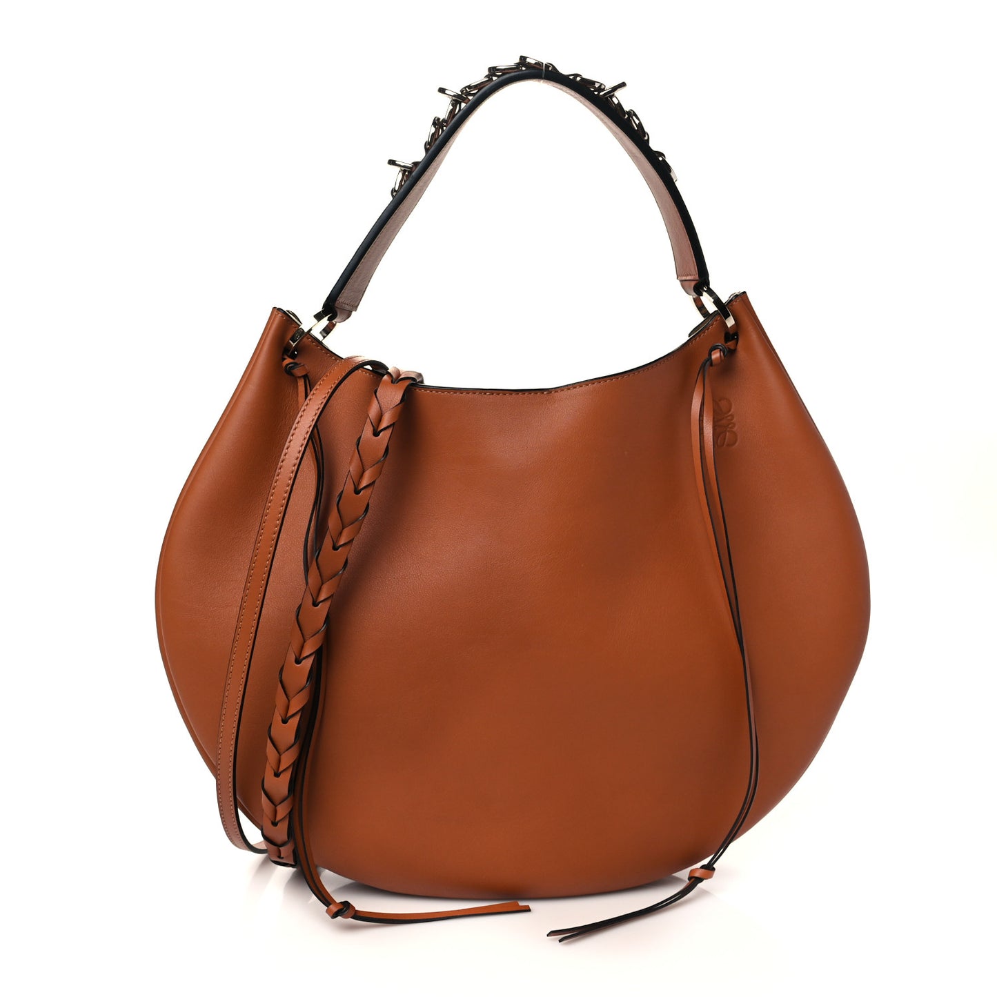Calfskin Fortune Hobo Tan