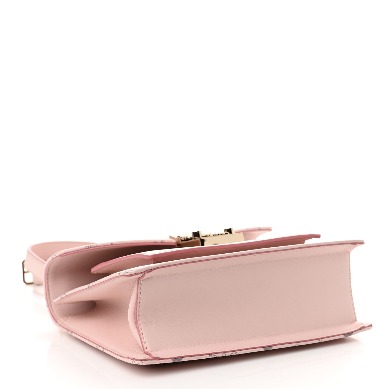 MCM Visetos Small Patricia Satchel Powder Pink 4 of 18