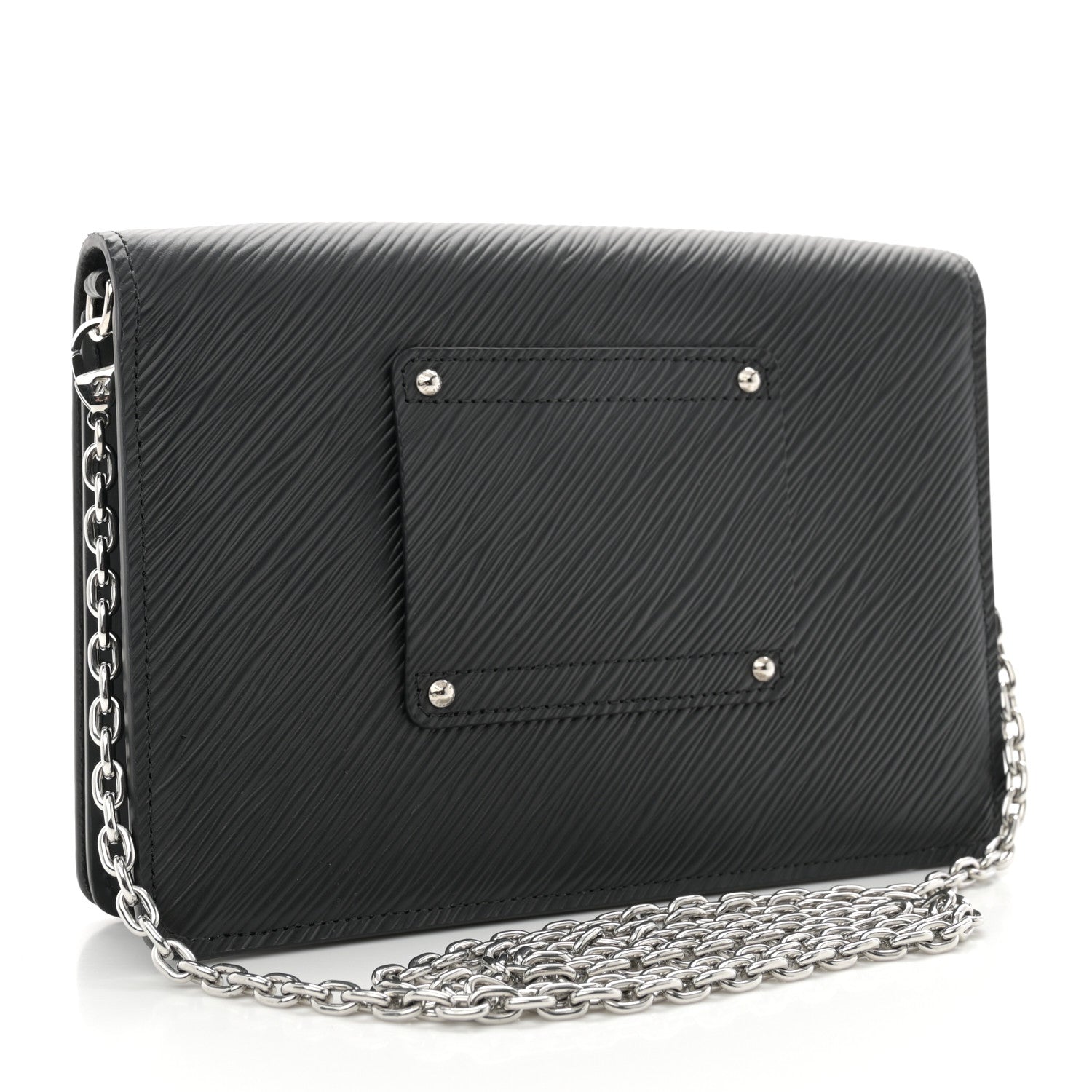 Louis Vuitton Epi Twist Belt Chain Wallet Black 3 of 10