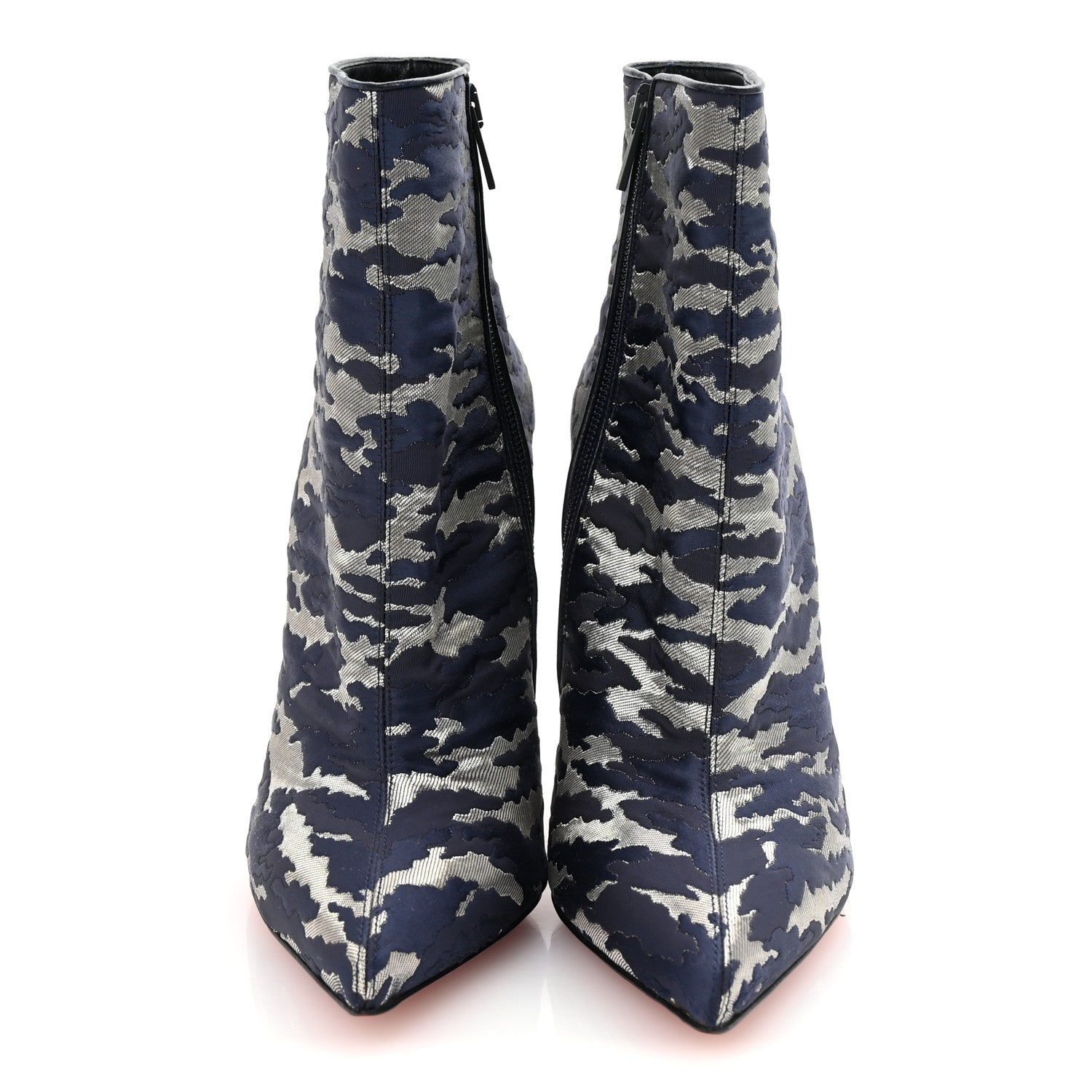 Christian Louboutin Jacquard Camouloubi So Kate Booty 100 Ankle Boots 39.5 Bavarios 3 of 9
