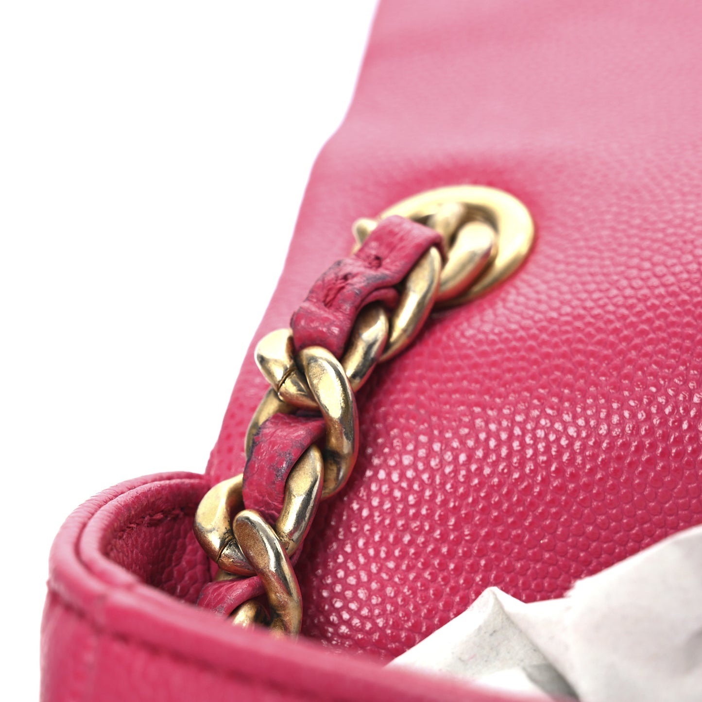 Caviar Quilted Small Fashion Therapy Flap Bag Dark Pink