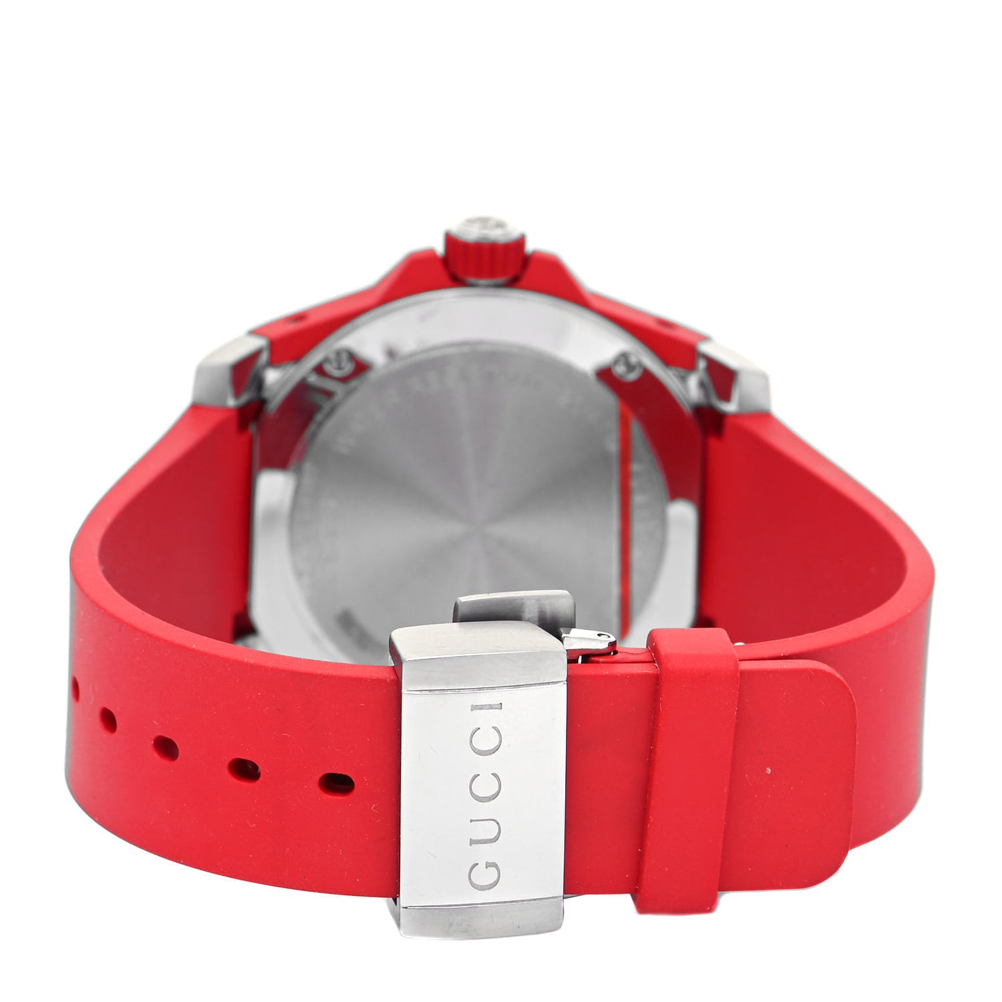 Stainless Steel Rubber 40mm Dive Tiger Quartz Watch Red